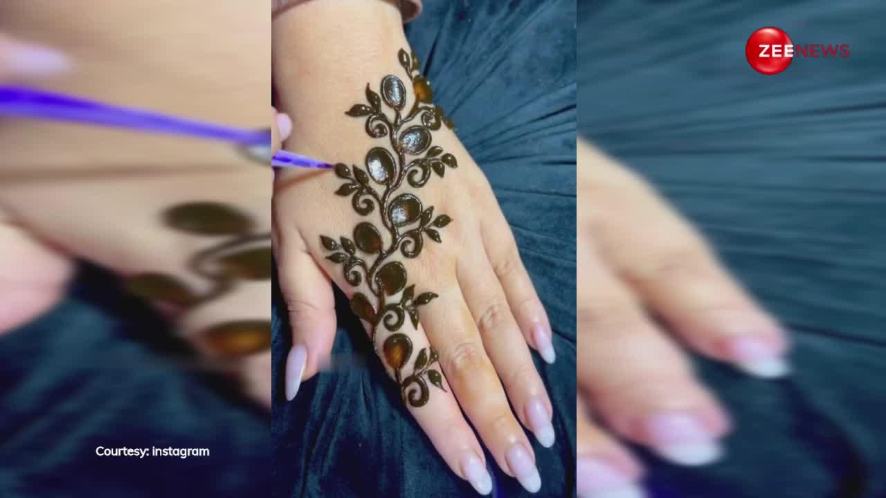 Mehndi Designs: आपके खूबसूरत हाथों पर बेहद सुंदर लगेगी ये सिंपल और स्टाइलिश  गोल टिक्की मेहंदी डिजाइन्स | Special and easy Mehndi Design: Easy and  Simple Mehndi Designs Images and ...