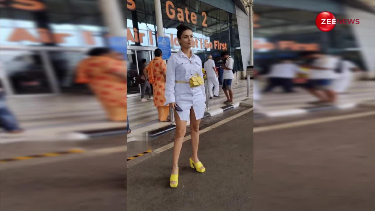 इतनी रिवीलिंग शर्ट पहनकर Avneet Kaur ने मारी एयरपोर्ट पर एंट्री, लुक देख घूरती रह गई पीछे खड़ी आंटी