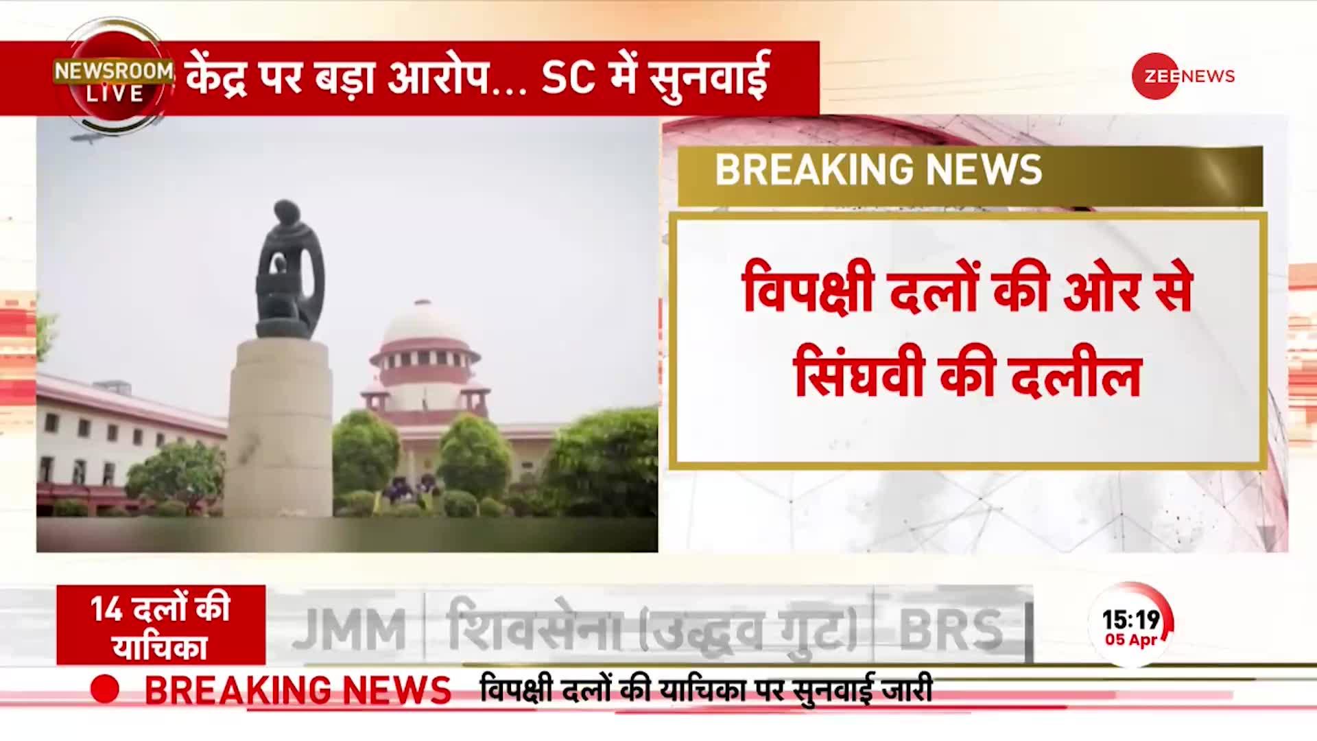 कांग्रेस नेता Abhishek Manu Singhvi ने Supreme Court में पेश की दलील