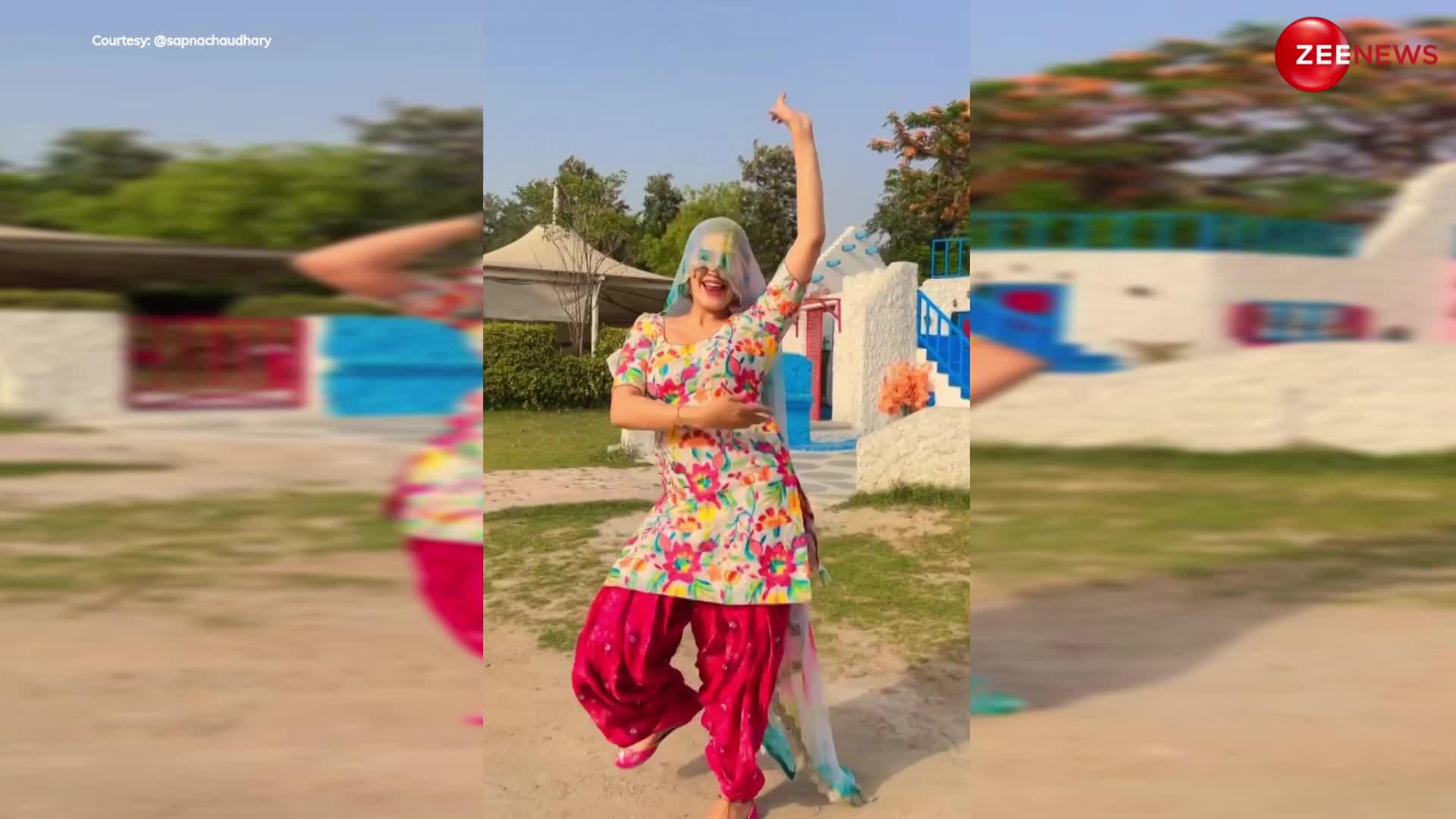 Sapna Chaudhary ने देसी गाने पर डांस कर गोरी नागोरी को किया खुला चैलेंज, वीडियो देख लोग हुए मदहोश
