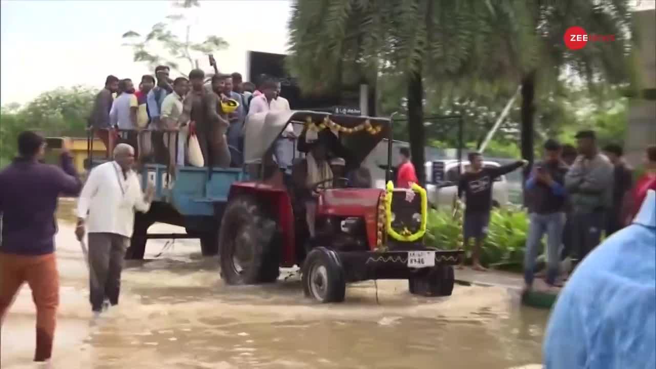 Bengaluru Rain: बेंगलुरु में सड़कें बनी समंदर, भारी बारिश ने बेंगलुरु में  मचाया कोहराम
