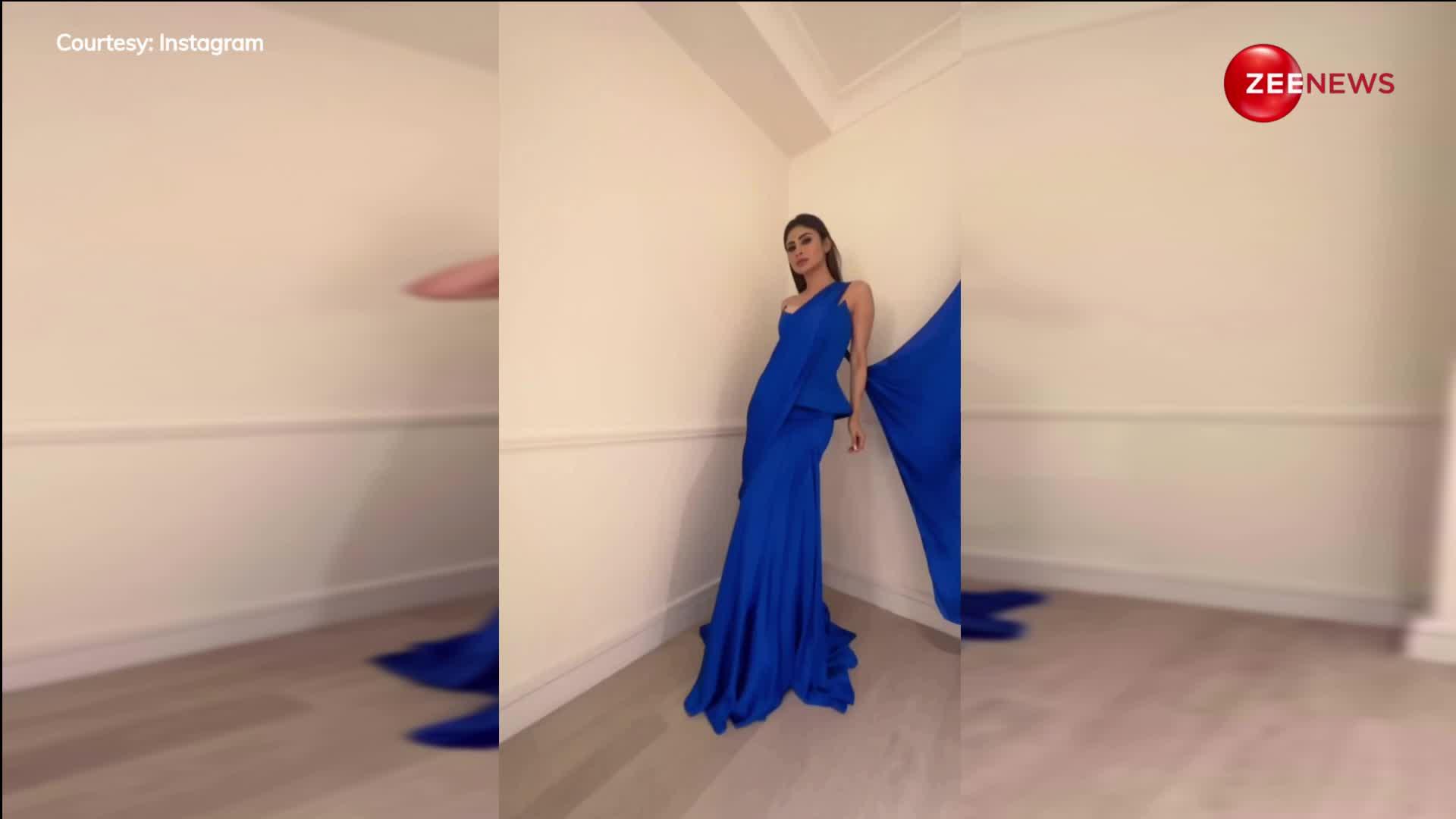 नीली ड्रेस में जलपरी लग रही हैं Mouni Roy, सेक्सी फिगर के सामने हॉलीवुड एक्ट्रेस भी फेल