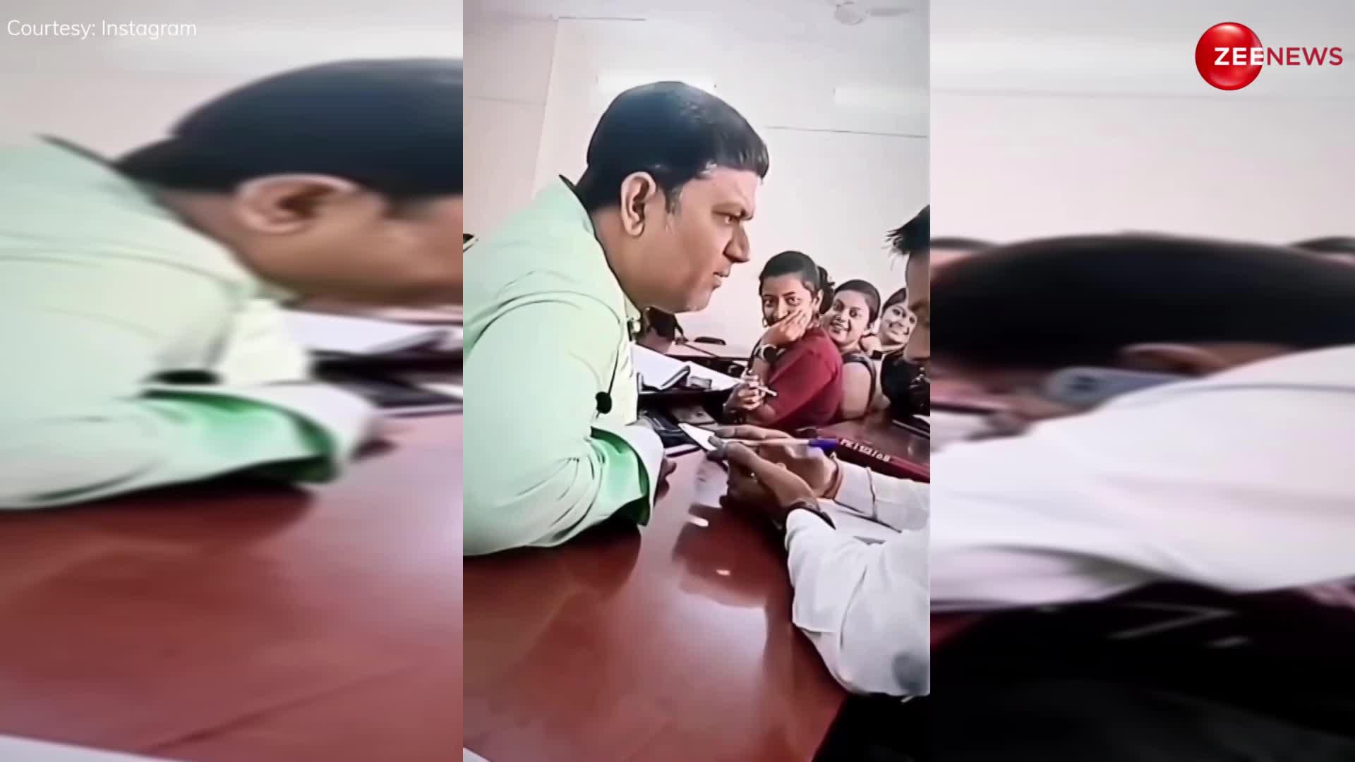 क्लास के बीच चोरी- चोरी अपनी गर्लफ्रेंड से बात करते पकड़ा गया लड़का,  वीडियो देख बच्चो के साथ टीचर भी खुद-खुदकर हसे