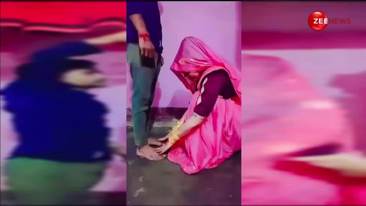 पाकिस्तानी सीमा हैदर ने हिंदुस्तानी बहू बनकर छुए पति के पैर, वीडियो देख पाकिस्तान की तरफ से आने लगे खतरनाक कमेंट्स