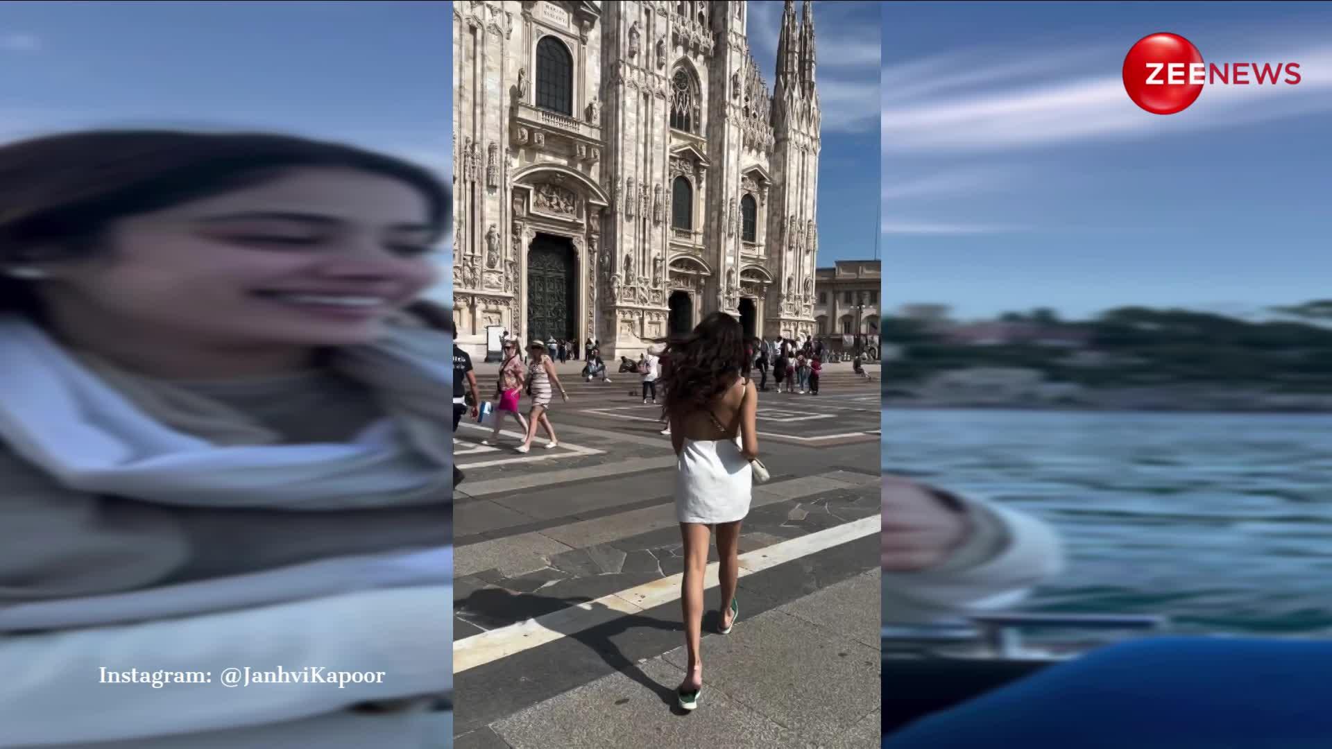 इटली में घूमते हुए Janhvi Kapoor ने शेयर किया दिल को छू लेने वाला वीडियो, बार-बार देखते रह गए फैंस