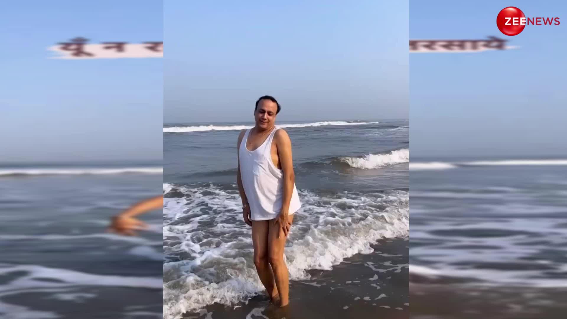 Naughty chacha video:रूपा वेस्ट पहने गोवा वाले बीच पर नॉटी हुए अंकल, वीडियो देख नहीं हटी लोगों की नजर