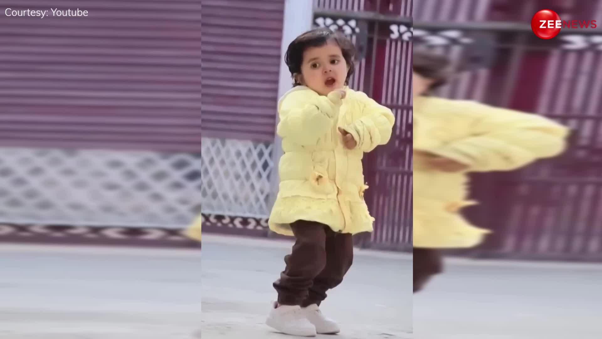 छोटी बच्ची ने हरियाणवी गाने पर किया ऐसा डांस, देखकर आप भी मारेंगे तालियां
