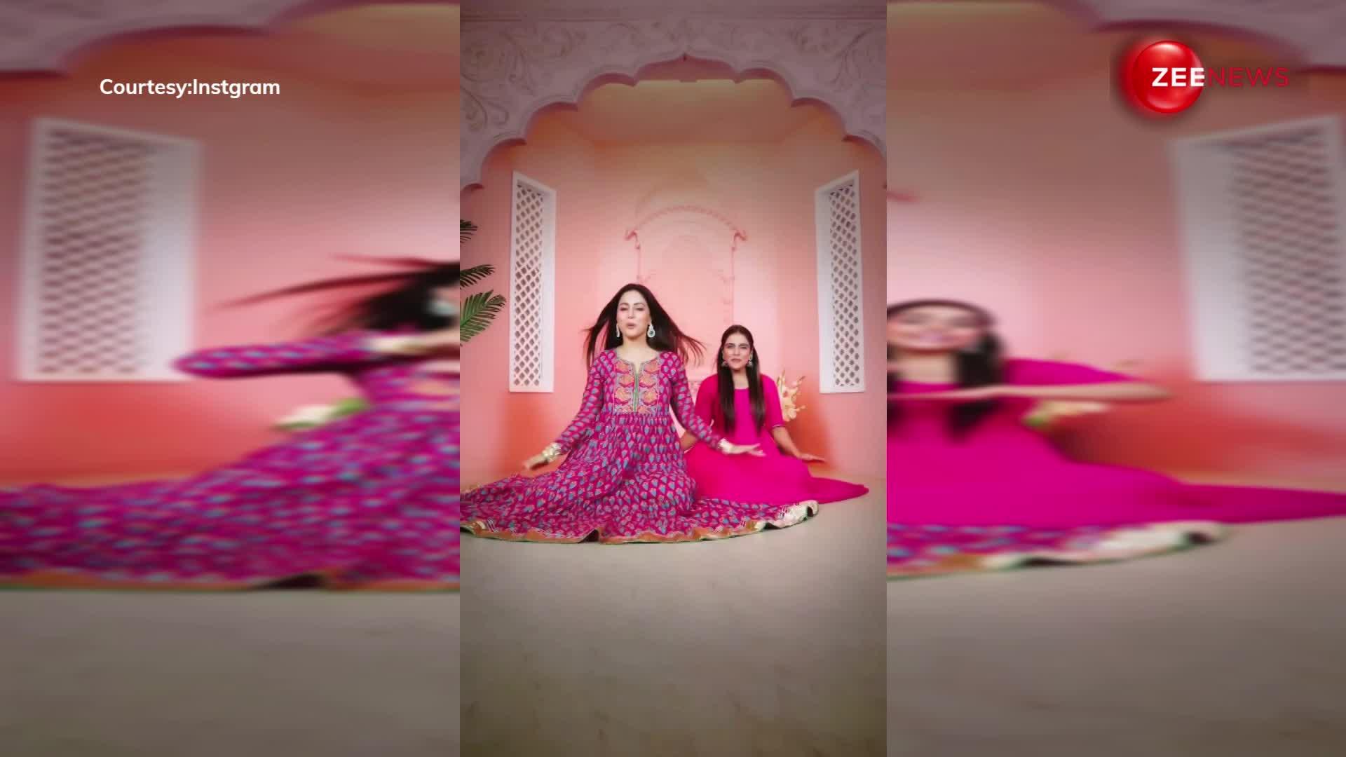Hina Khan अनारकली सूट में किया जबरदस्त डांस, फैंस हुए अदाओं के दीवाने