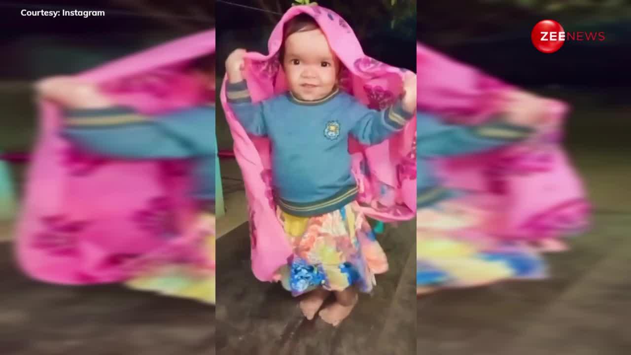 2 साल की बच्ची ने सबसे पुराने हरियाणवी गाने 'मेरा चुनर मंगा दे ओ' पर किया क्यूट डांस, एनर्जी से उड़ाया गर्दा