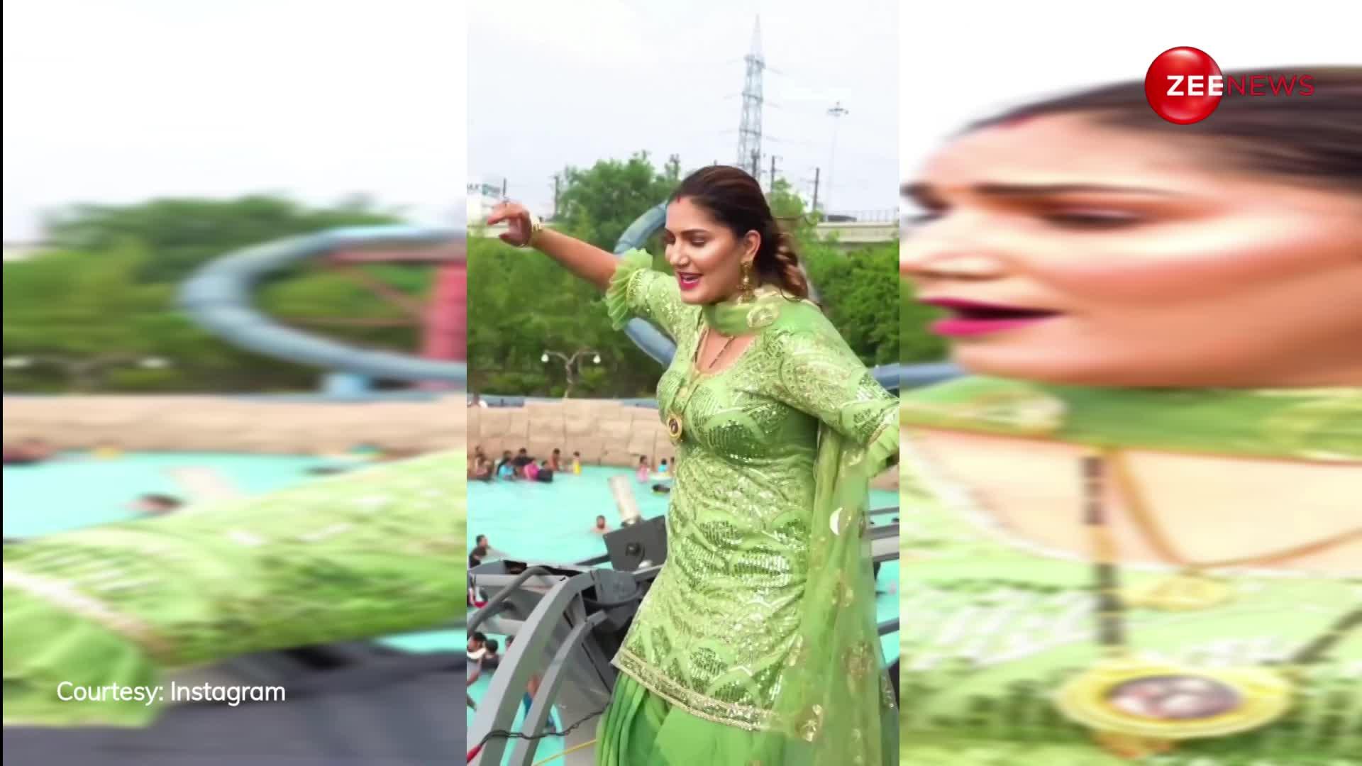 Sapna Choudhary ने टाइट सूट में Pakka Haryane Ka गाने पर किया बवाल डांस, देखकर लोगों का मचल उठा दिल