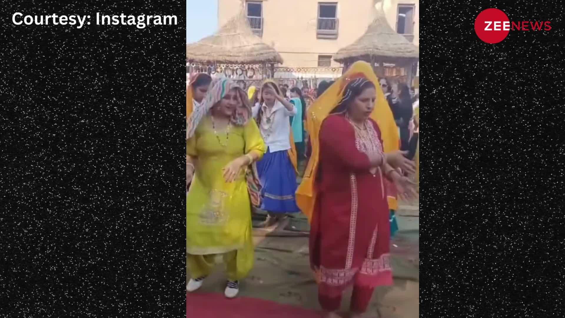 आंटी जी ने हरियाणवी गाने पर किया मजेदार डांस, वीडियो देख नहीं रुकेगी हंसी