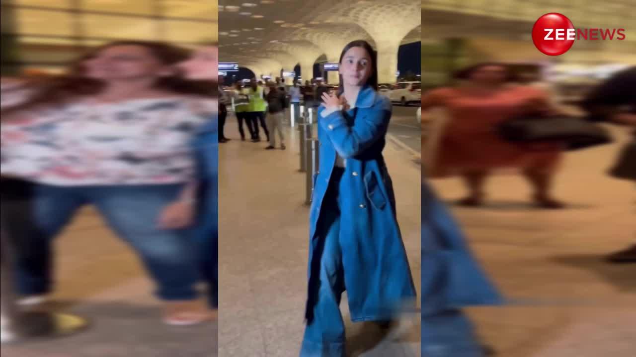 Alia Bhatt ने सुपरहॉट लुक में मारी एयरपोर्ट पर एंट्री लेकिन कपड़े देख लोग बोले- Deepika Padukone को साफ कॉपी कर रही हैं