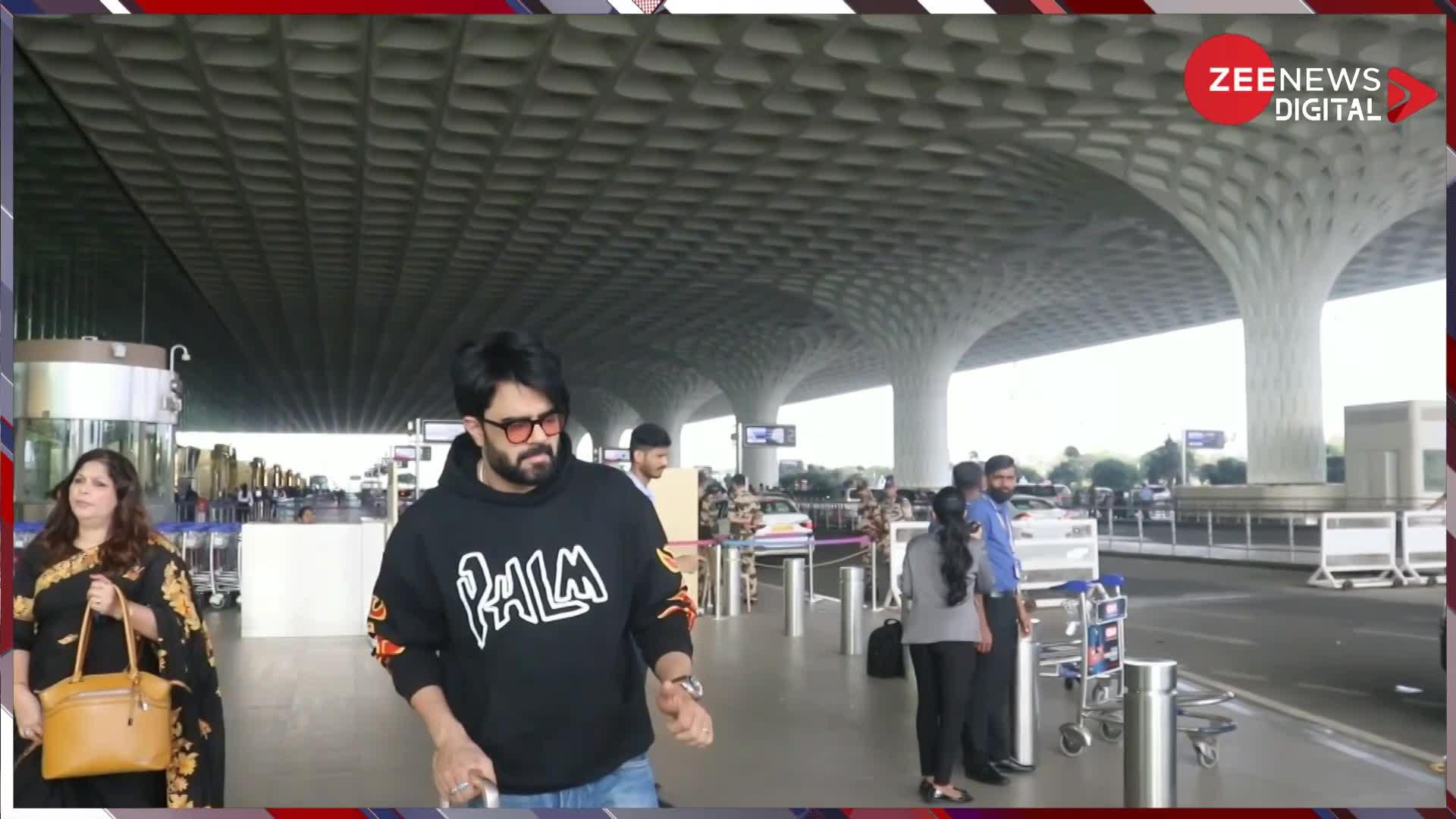 एयरपोर्ट पर कैजुअल लुक में नजर आए Maniesh Paul, ब्लैक हुडी में लग रहे डैशिंग, देखें वीडियो
