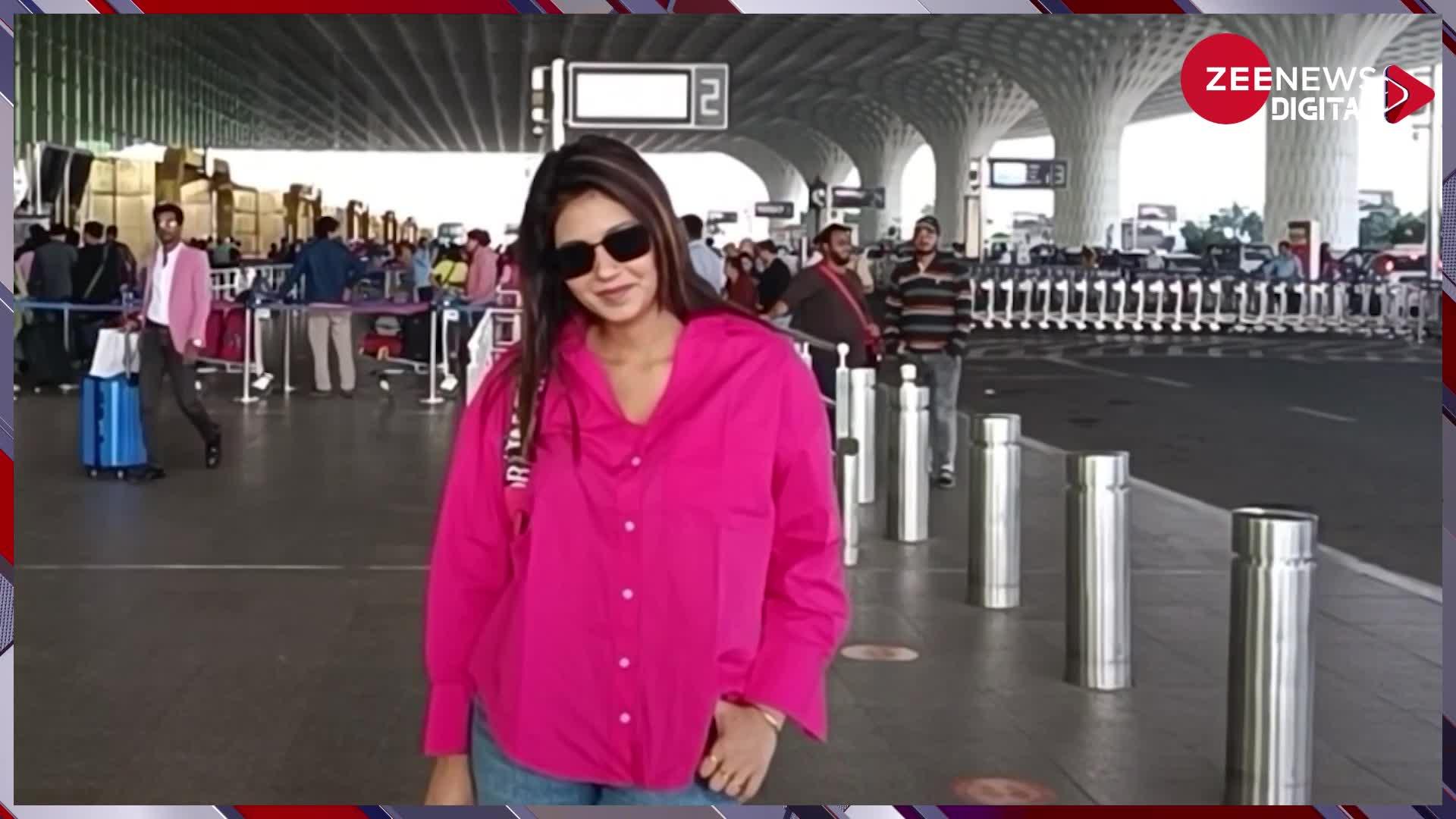 Anjali Arora ने अपने एयरपोर्ट लुक से जीता फैंस का दिल, एक्ट्रेस का सटाइलिश अंदाज देख फैंस हुए दीवाने