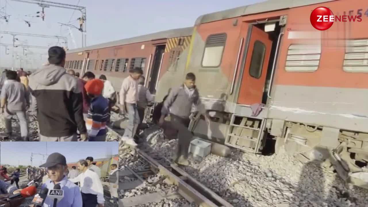 अजमेर में ट्रेन हादसा, साबरमती-आगरा कैंट सुपरफास्ट ट्रेन के 4 डिब्बे पटरी से उतरें; सामने आया वीडियो
