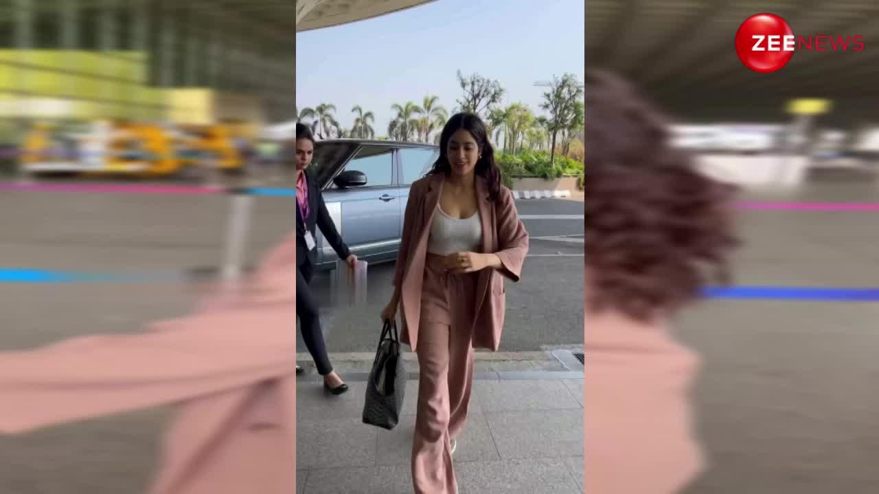 बिना मेकअप के Janhvi Kapoor आईं एयरपोर्ट पर नजर, फिर गर्मी में पहना ऐसा जैकेट, चेहरा देख बोले फैंस- इतना उदास क्यों हो...