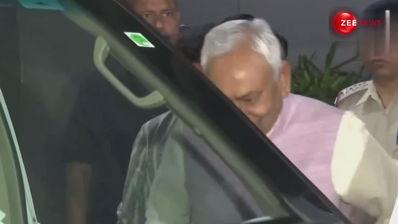 VIDEO: बिहार में NDA सीट बंटवारे के बाद CM नीतीश कुमार पहुंचे दिल्ली