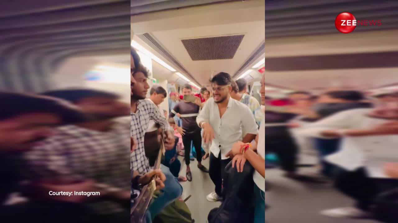 चार लड़कों ने मिलकर दिल्ली मेट्रो के अंदर किया ऐसा काम, भयंकर वायरल हुआ वीडियो
