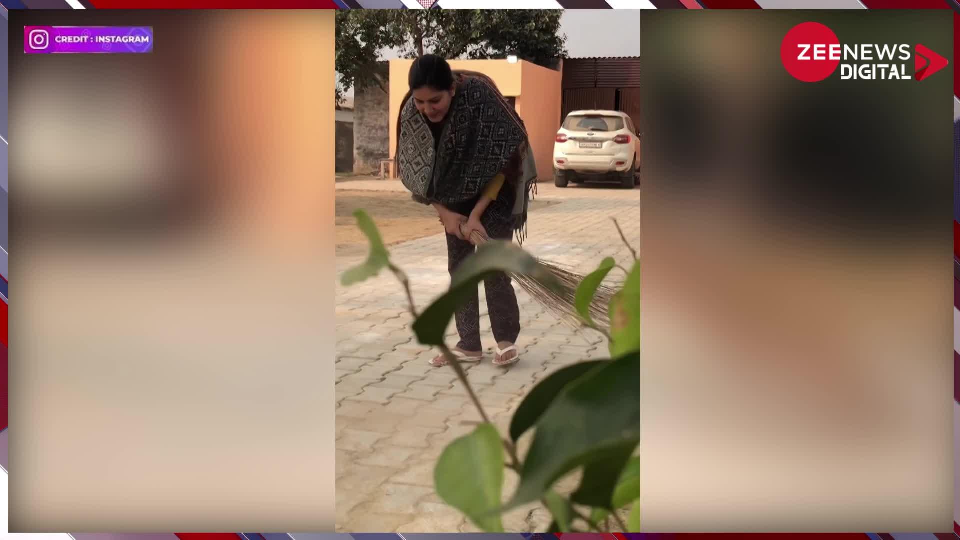 सड़क पर झाड़ू लगाते-लगाते ग्लैम क्वीन बनीं Sapna Choudhary, वीडियो देख फैंस के उड़े तोते