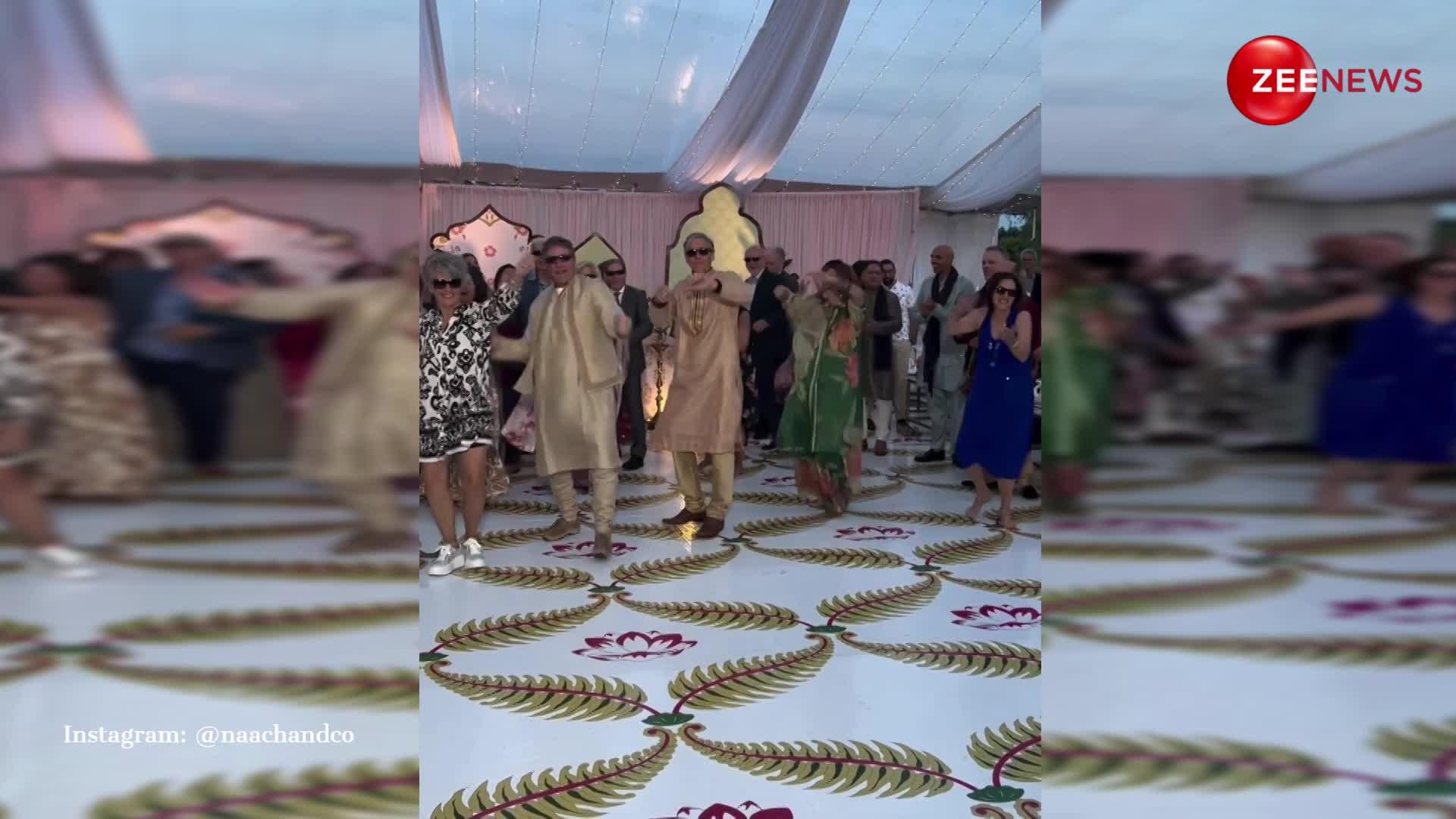 इटेलियन दूल्हे की फैमिली ने भारतीय शादी में जमाया रंग, 'काला चश्मा' पर झूमे अंग्रेज; वीडियो ने काटा इंटरनेट पर बवाल