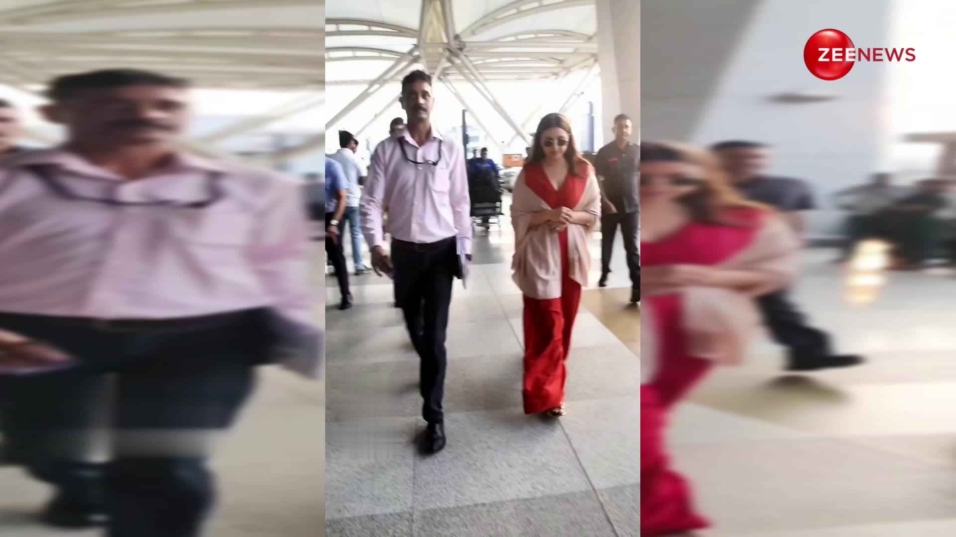 शादी से पहले Parineeti Chopra को चढ़ा प्यार का रंग, एयरपोर्ट पर हुईं स्पॉट लग रही हैं बेहद खूबसूरत