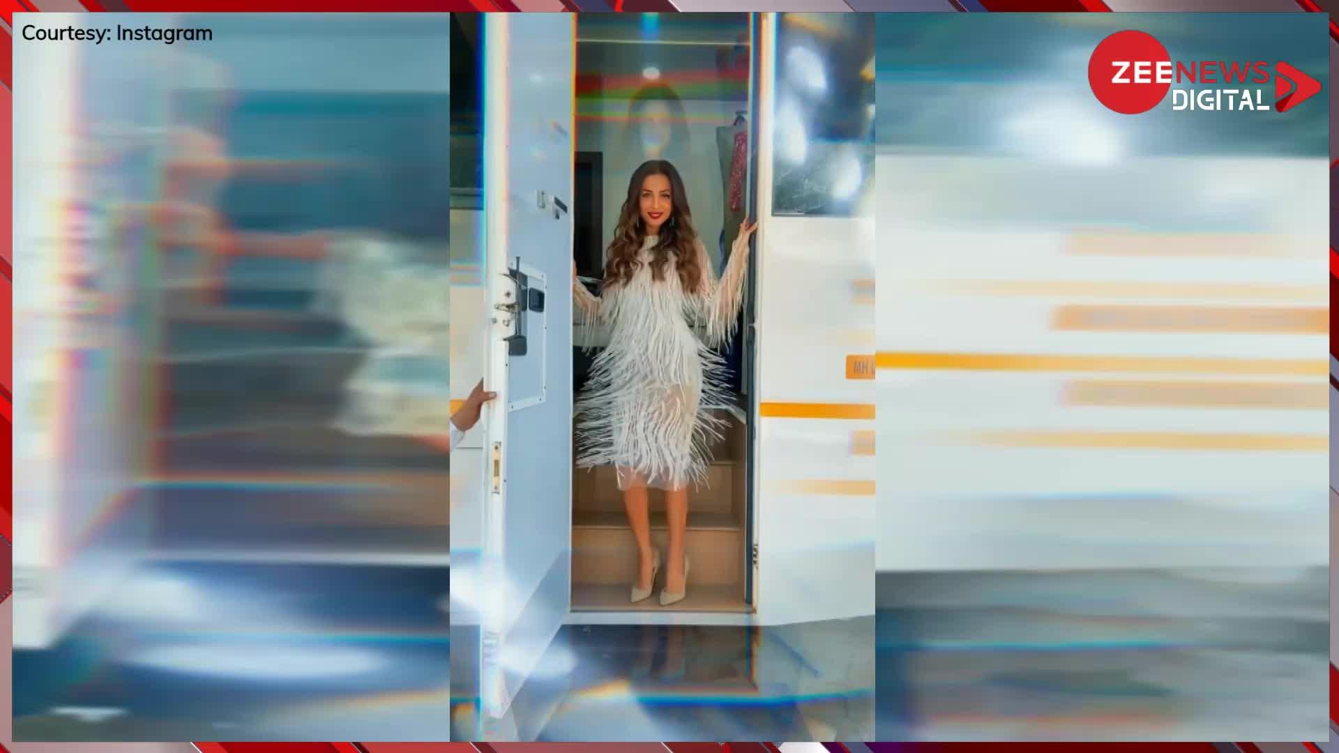 Malaika Arora ने कैमरे पर बदले कपड़े! सेक्सी ड्रेस में दिखाया हुस्न, फैन्स हुए ग्लैमर के दीवाने