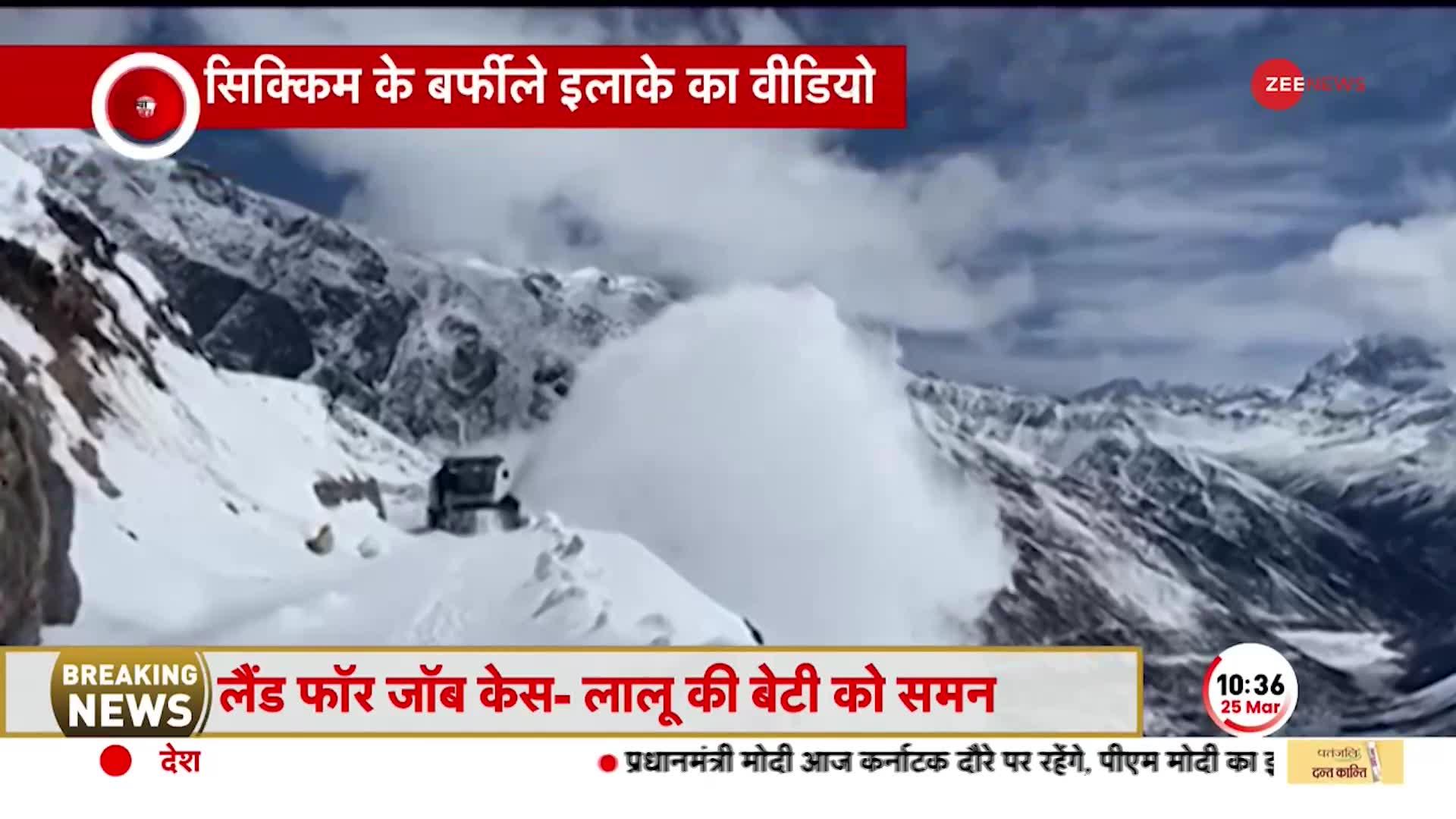 Sikkim के बर्फीले इलाके से भारतीय सेना का शनदार वीडियो, Trishakti Corps सैपर्स का वीडियो