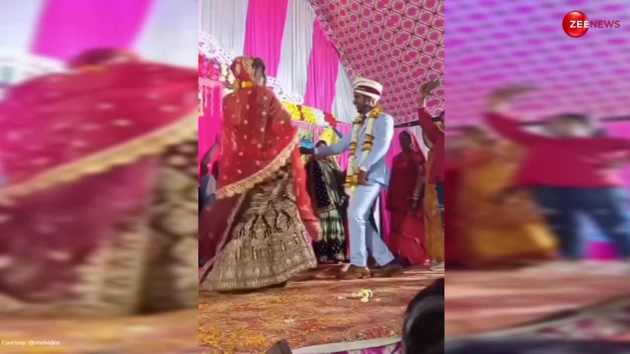 Dulha-Dulhan Video: भोजपुरी गाने पर अपनी शादी में दूल्हा-दुल्हन ने किया धमाकेदार डांस, देख बोले लोग- 36 गुण मिल गए