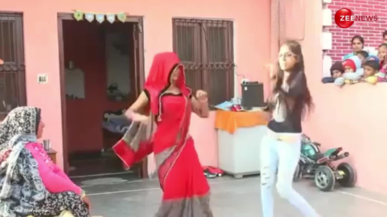 Sapna Choudhary के गाने पर सास ने करा दिया ननद-बहू में डांस कॉम्पिटिशन, देखने उमड़ पड़ा पूरा मोहल्ला