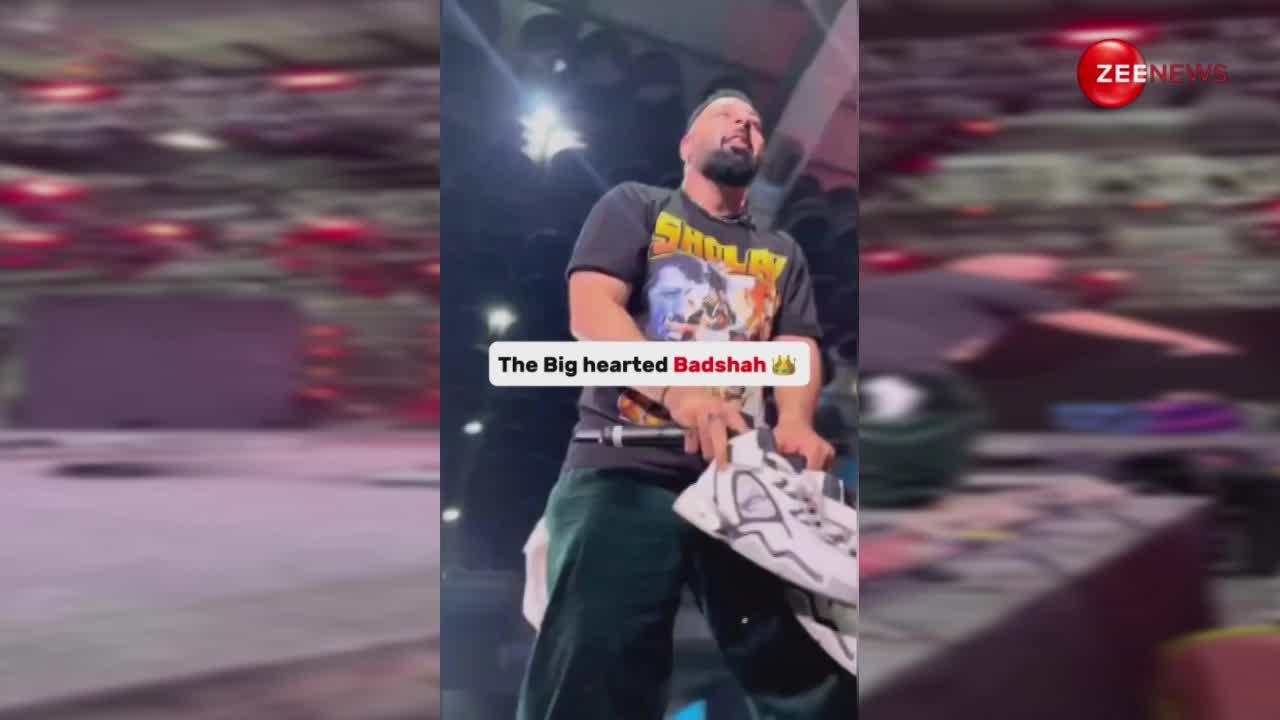 लाइव कॉन्सर्ट में Badshah ने दिखाया बड़ा दिल, 15 साल की लड़की को गिफ्ट किए अपने 1.5 लाख के Sneakers; देखें वीडियो