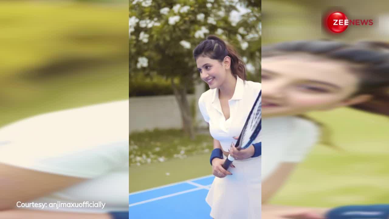 टेनिस कोर्ट पर भी बाज नहीं आई Anjali Arora, दिखाए ऐसे हॉट मूव्स कि बॉलीवुड तक हो गए चर्चे, देखें वीडियो