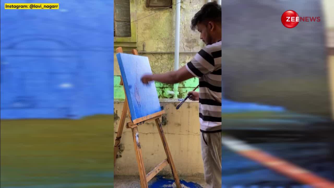केदारनाथ धाम की मिनटों में बना दी इस लड़के ने हद से ज्यादा खूबसूरत पेंटिंग, देखने के बाद भक्त हो गए इमोशनल