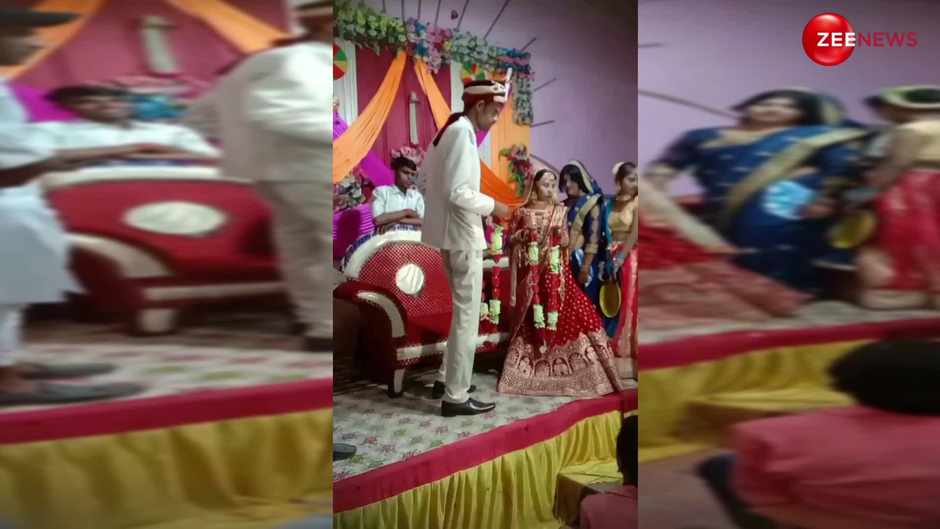 Wedding Funny Video: लंबा था दूल्हा, जयमाला डालने के लिए दुल्हन को करना पड़ा ये काम, वायरल हो गया वीडियो