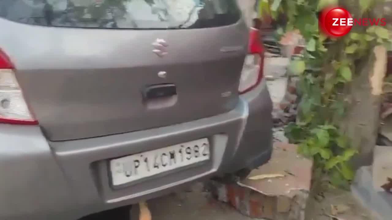 तेज रफ्तार का कहर! Noida Sec 55 में घर में घुसी कार, 3 लोग गंभीर रूप से घायल