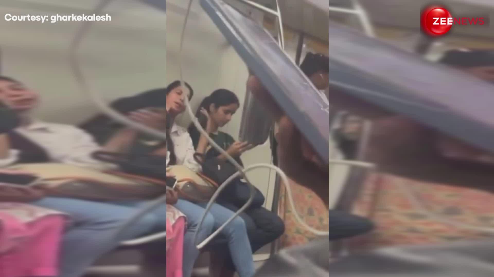 दिल्ली मेट्रो में फिर बवाल! सीट को लेकर बुरी तरह भिड़ी दो महिलाएं, देखें VIDEO