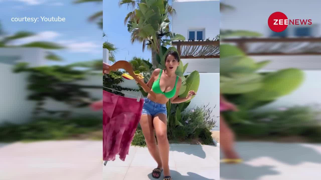 डांस मूव्स के बीच Nora Fatehi ने बदल लिए कपड़े! रॉकेट की स्पीड से वायरल हुआ वीडियो
